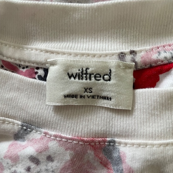 Wilfred Cropped Elastic Waist Patterned Tee - Picture 3 of 3